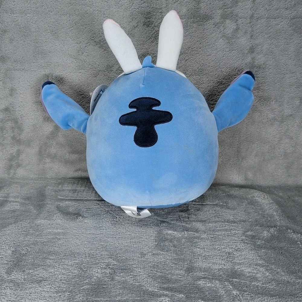 Squishmallow Disney Stitch Kellytoy Plush Bunny Ears 8" Easter 2024 NWT - Picture 2 of 4